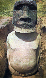 Los moai de Isla de Pascua. Un misterio que permaneció enterrado durante siglos