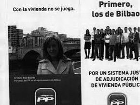 Denuncian al PP de Bilbao por ’incitar al odio’ contra los inmigrantes
