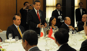 El presidente Humala se reunió con empresarios japoneses.