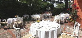 Terraza del Restaurante Los Cedros