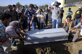 Los asesinatos son cosa corriente en Honduras