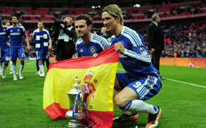 Mata y Torres, Campeones de Europa con Chelsea