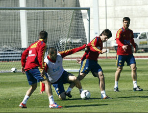 EURO 2012: Último entrenamiento de la absoluta antes de partir a Austria