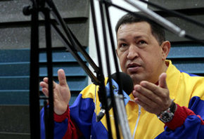 Hugo Chávez, presidente de Venezuela