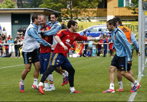 EURO 2012: La absoluta de España se sometió al control antidopaje