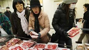 Detenido un carnicero por estafar a sus clientes con carne de Fukushima