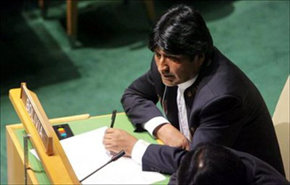 Evo Morales, presidente de Bolivia