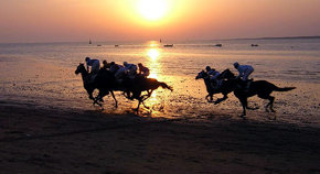 Las Carreras de Caballos de Sanlúcar por la playa cumplen 167 años