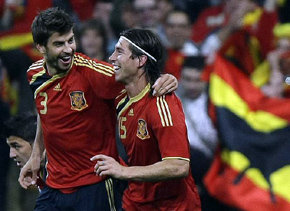 EURO2012: Ramos desmiente mala relación con Piqué