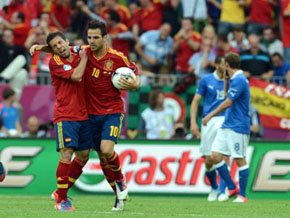 EURO2012: España e Italia no pudieron vencerse por el grupo C