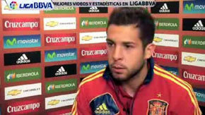 EURO2012: Jordi Alba considera esperanzador el empate ante Italia