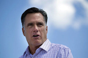 El candidato republicano a la presidencia de Estados Unidos, Mitt Romney