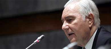 El ya ex presidente del Consejo General del Poder Judicial (CGPJ) y del Tribunal Supremo, Carlos Dívar