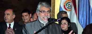 El actual ex presidente de Paraguay, Fernando Lugo
