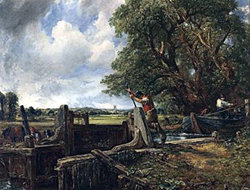 El cuadro 'La esclusa' ('The lock') de John Constable (1776-1837)
