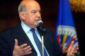 El secretario general de la Organización de los Estados Americanos (OEA), José Miguel Insulza