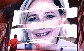 La líder del partido ultraderechista francés, Marine Le Pen.