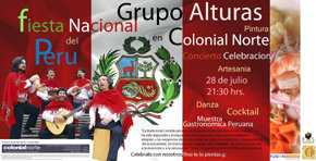 El Grupo Alturas y las Fiestas Patrias del Perú