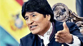 El presidente boliviano Evo Morales