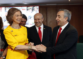 La Reina inauguró la Casa de España en los JJOO