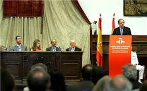 Imagen del acto inaugural de la reunión de los directores del Instituto Cervantes en Salamanca