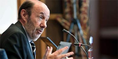 El secretario general del PSOE, Alfredo Pérez Rubalcaba 

