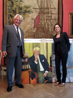 Bruno Delaye, retrato del embajador por la pintora Lisa Cuomo