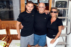 Tres generaciones de la Familia Belluire: Tito, Vicente y Rosa, 