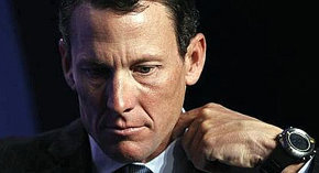 El exciclista estadounidense Lance Armstrong