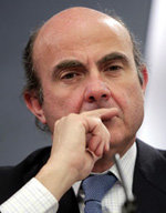 Luis de Guindos, ministro de Economía 
