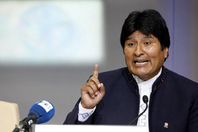 El presidente de Bolivia, Evo Morales