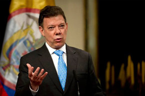 El Presidente de la República, Juan Manuel Santos