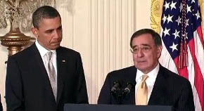 Leon Panetta, secretario de Defensa, con el presidente Barack Obama