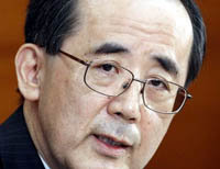 El gobernador del Banco de Japón, Masaaki Shirakawa.