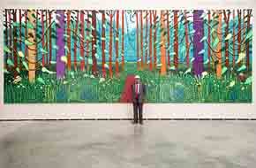 David Hockney gran exposición sobre el paisaje de Yorksire en el Guggenheim de Bilbao
