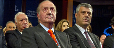 El Rey Juan Carlos asistió ayer a la inauguración de la Iniciativa Global Clinton en Nueva York 