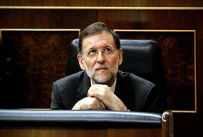 Mariano Rajoy, durante la sesión de control al Gobierno, el pasado día 12 en el Congreso. Foto: JOSÉ LUIS ROCA 