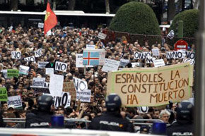 Madrid, el 'manifestódromo' de Europa