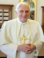 Benedicto XVI, Retrato pictórico por Nati Cañada