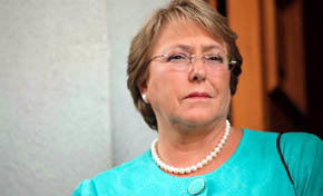Michelle Bachelet, ex Presidenta de Chile. 

