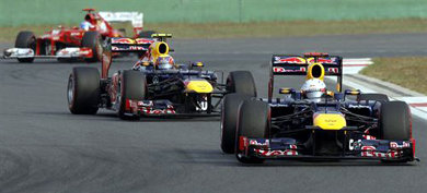 F1: Alonso sube al podio liderado por Vettel, en Corea