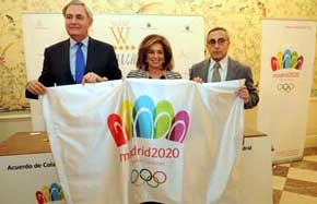 Acuerdo entre la Fundación Madrid 2020, la Sociedad Madrid 2020 y la Asociación Empresarial Hotelera de Madrid