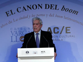Clausura del congreso internacional El canon del boom organizado en la Casa de América en Madrid