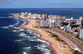 Desciende la entrada de turistas en Uruguay