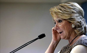 Esperanza Aguirre, ex presidenta de la Comunidad de Madrid