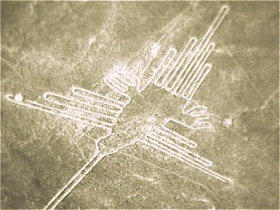 Las enigmáticas lí­neas de Nazca, en el sur del Perú