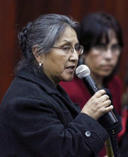La antigua guerrillera Loyola Guzmán, votará “NO”· en el referendo boliviano