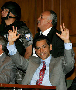 El ex jefe de Estado de Ecuador Lucio GutiÃ©rrez (imagen de archivo)