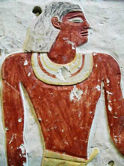 Un relieve del Antiguo Egipto