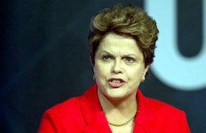 La presidenta de Brasil Dilma Rousseff